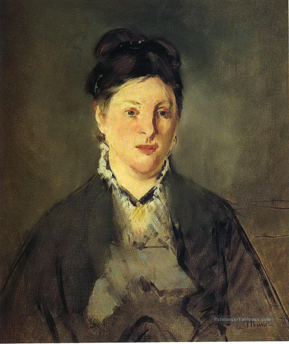 Portrait de Suzanne Manet Édouard Manet Peintures à l'huile
